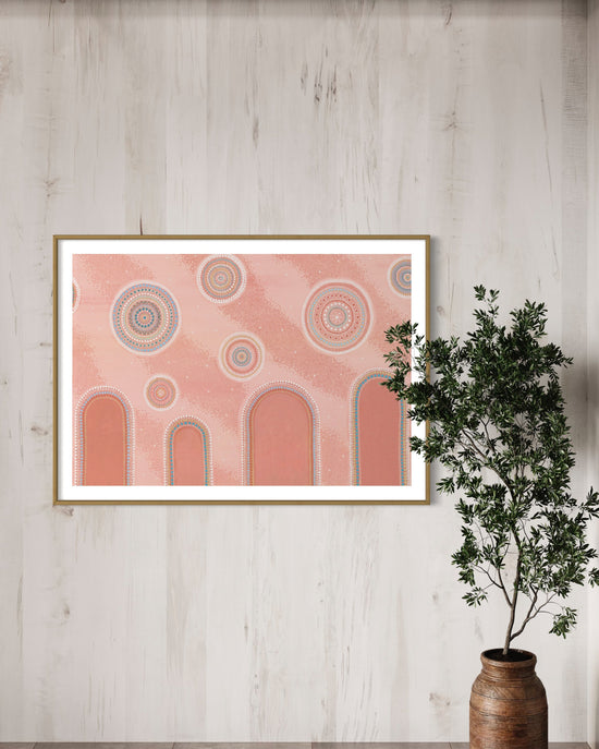 Connected in love | Limited edition - Aboriginal Art Prints | By Clara Trindall